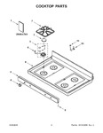 Diagram for 02 - Cooktop Parts