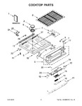 Diagram for 02 - Cooktop Parts