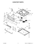 Diagram for 02 - Cooktop Parts