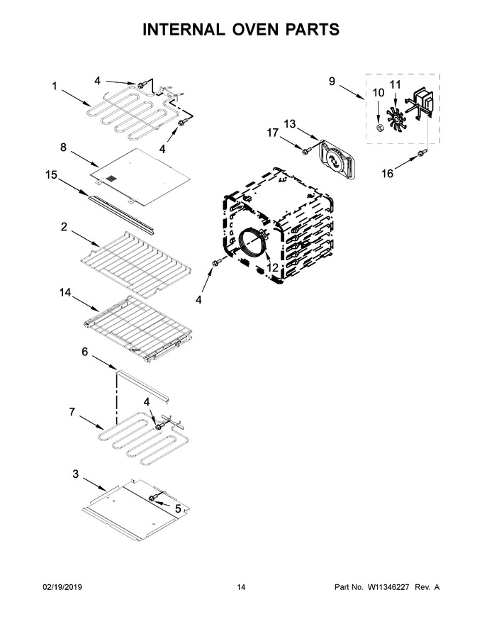 Diagram for KOCE500EWH08