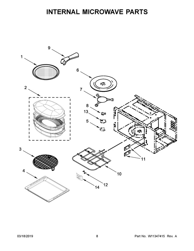 Diagram for KOCE507EWH08