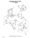 Diagram for 08 - Dispenser Front Parts