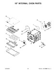 Diagram for 11 - 18" Internal Oven Parts