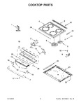 Diagram for 02 - Cooktop Parts