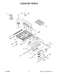 Diagram for 02 - Cooktop Parts