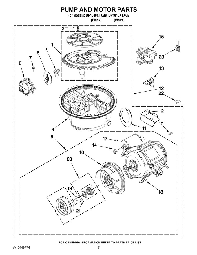 Diagram for DP1040XTXB6