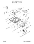 Diagram for 02 - Cooktop Parts