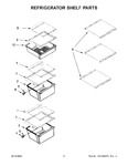 Diagram for 04 - Refrigerator Shelf Parts