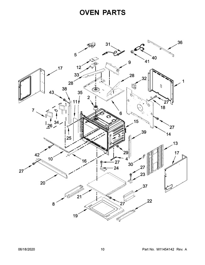 Diagram for KOCE500EWH11