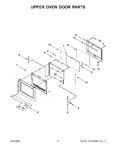 Diagram for 05 - Upper Oven Door Parts