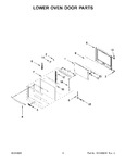 Diagram for 05 - Lower Oven Door Parts