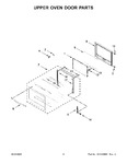 Diagram for 04 - Upper Oven Door Parts