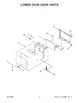 Diagram for 05 - Lower Oven Door Parts