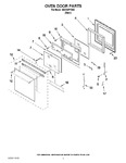 Diagram for 02 - Oven Door Parts