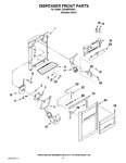 Diagram for 08 - Dispenser Front Parts