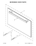 Diagram for 03 - Microwave Door Parts