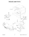 Diagram for 04 - Freezer Liner Parts