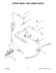 Diagram for 08 - Upper Wash And Rinse Parts