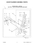 Diagram for 05 - 8318272 Burner Assembly Parts