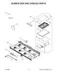 Diagram for 02 - Burner Box And Griddle Parts