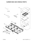 Diagram for 02 - Burner Box And Griddle Parts