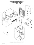 Diagram for 08 - Dispenser Front Parts