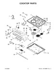 Diagram for 02 - Cooktop Parts