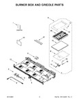 Diagram for 02 - Burner Box And Griddle Parts