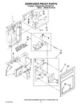 Diagram for 12 - Dispenser Front Parts