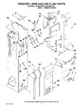 Diagram for 08 - Freezer Liner And Air Flow Parts