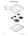 Diagram for 02 - Cooktop Parts