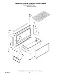 Diagram for 08 - Freezer Door And Basket Parts