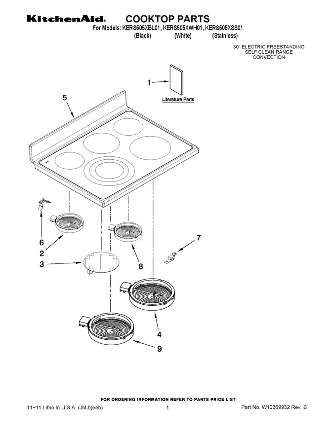 Diagram for KERS505XBL01