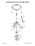 Diagram for 05 - Gearcase, Motor And Pump Parts