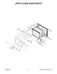 Diagram for 04 - Upper Oven Door Parts