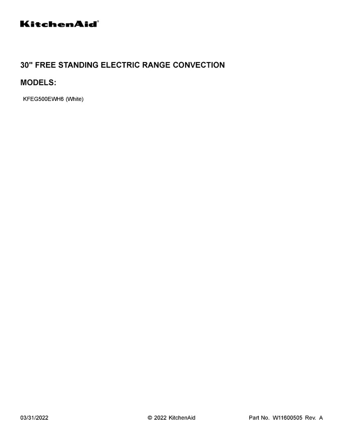 Diagram for KFEG500EWH6