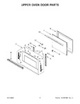 Diagram for 04 - Upper Oven Door Parts