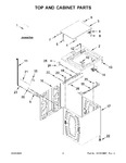 Diagram for 02 - Top And Cabinet Parts