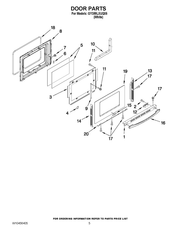 Diagram for GY399LXUQ05