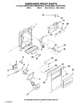 Diagram for 07 - Dispenser Front Parts