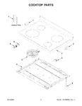 Diagram for 02 - Cooktop Parts