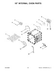 Diagram for 11 - 18" Internal Oven Parts