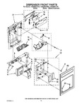 Diagram for 12 - Dispenser Front Parts