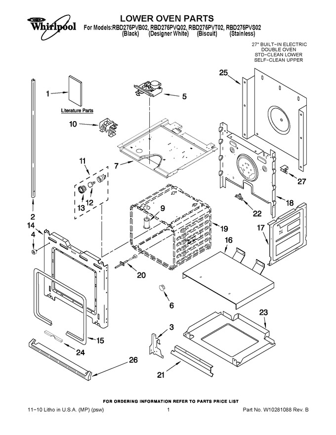 Diagram for RBD275PVT02