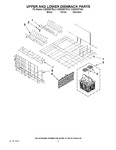 Diagram for 04 - Upper And Lower Dishrack Parts