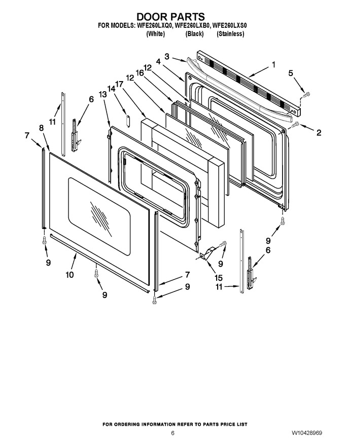 Diagram for WFE260LXS0