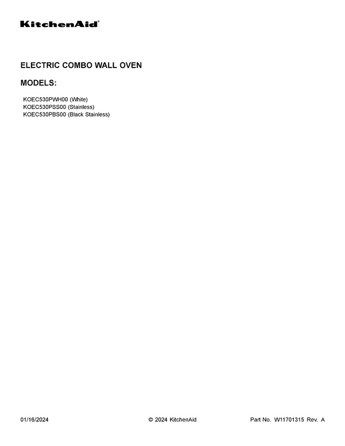 Diagram for KOEC530PBS00