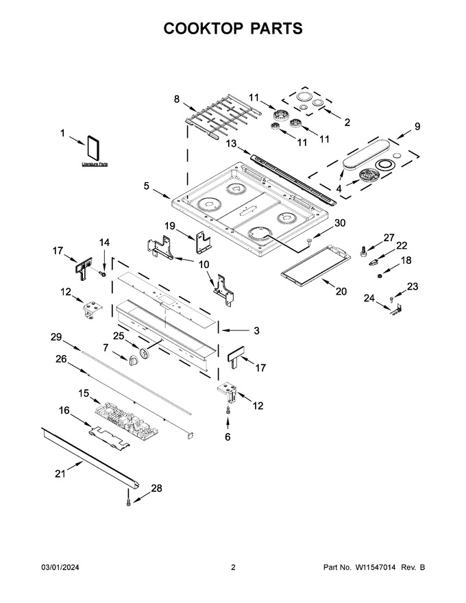 Diagram for WEG750H0HZ1