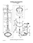 Diagram for 03 - Basket And Tub Parts