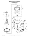 Diagram for 03 - Basket And Tub Parts